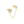 Dainty Gold Flower Chain Stud Earrings - Perimade & Co.
