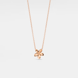 Dainty Gold Small Flower Charm Necklace - Perimade & Co.