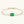 Dainty Green CZ Charm Double Chain Bracelet - Perimade & Co.
