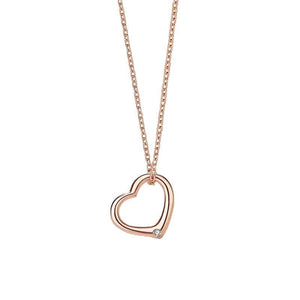 Dainty Heart Charm Pendant Necklace - Perimade & Co.