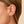 Dainty Hoop Stud Chain Dual Piercing Earrings - Perimade & Co.