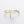 Gold bracelet with small diamonds on a light gray background