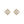Dainty Iris Floral Crystal Cluster Stud Earrings - Perimade & Co.
