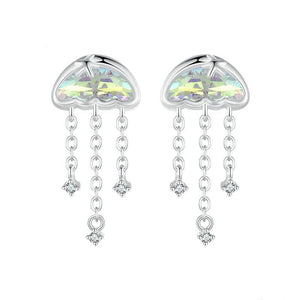 Dainty Jellyfish Dangle Drop Beach Earring - Perimade & Co.