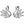 Dainty Little Swan Marquise CZ Stud Earrings - Perimade & Co.