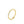Gold ring with small diamonds on a white background