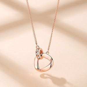 Dainty Mobius Infinite Twist Pendant Necklace - Perimade & Co.