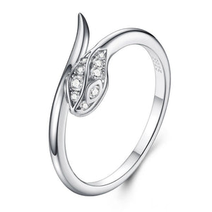 Dainty Moissanite Pave Snake Wrap Band Ring - Perimade & Co.