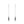 Pair of green teardrop earrings on silver chains against a white background