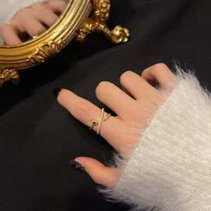 Dainty Open Spiral Nail Adjustable Ring - Perimade & Co.