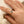 Dainty Oval Blue CZ Cluster Accent Band Ring - Perimade & Co.
