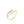 Dainty Pave CZ Cross Over Bypass Open Ring - Perimade & Co.