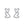 Dainty Pave CZ Dual Open Heart Stud Earrings - Perimade & Co.