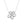 Dainty Pave Openwork Floral Charm Necklace - Perimade & Co.