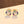 Dainty Rainbow CZ Hollow Circle Stud Earrings - Perimade & Co.