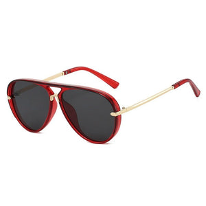 Dainty Retro Aviator Double Bridge Sunglasses - Perimade & Co.