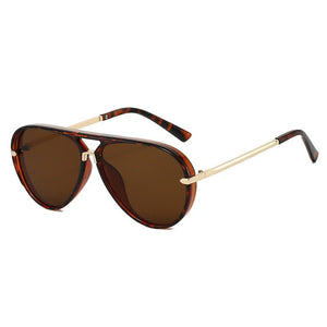 Dainty Retro Aviator Double Bridge Sunglasses - Perimade & Co.