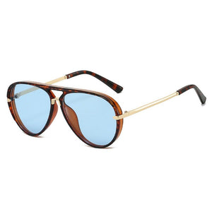 Dainty Retro Aviator Double Bridge Sunglasses - Perimade & Co.