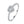 Dainty Silver Heart Halo Engagement Ring - Perimade & Co.