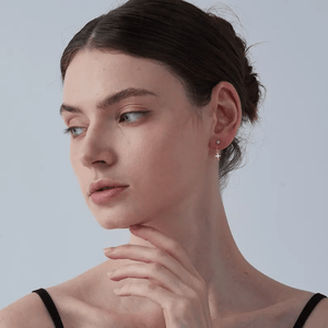 Dainty Small Cross Dangle Drop Earrings - Perimade & Co.