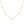 Gold necklace with heart-shaped pendants on a white background