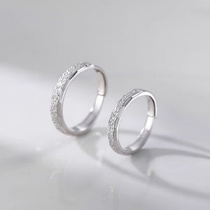 Dainty Stardust Sparkle Couple Matching Ring - Perimade & Co.