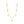 Dainty Teardrop CZ Pendant Station Necklace - Perimade & Co.