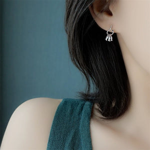 Dainty Tiny Fish Dangle Drop Earrings - Perimade & Co.