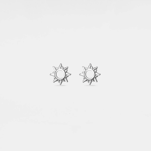 Dainty Tiny Small Sun Cartilage Stud Earrings - Perimade & Co.