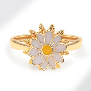 Daisy Flower Anxiety Fidget Spinner Ring - Perimade & Co.