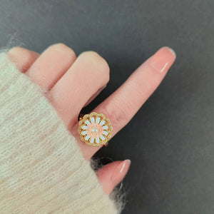Daisy Flower Anxiety Fidget Spinner Ring - Perimade & Co.
