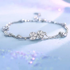 Dandelion Double Chain Stacking Bracelet - Perimade & Co.
