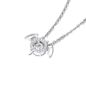 Devil Wing Dancing Stone Pendant Necklace - Perimade & Co.