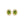 Double Butterfly Green CZ Halo Stud Earrings - Perimade & Co.