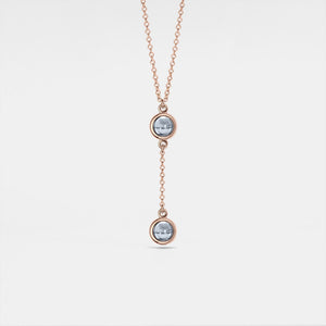 Double Custom Photo Projection Necklace - Perimade & Co.