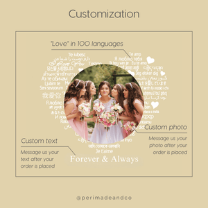 Double Photo Projection Bangle Bracelet - Perimade & Co.