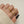 Double Pink Floral Twig Stacking Bypass Ring - Perimade & Co.
