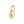 Elegant Gold Tulip Flower Open Hook Earrings - Perimade & Co.
