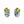 Elegant Multi Gemstone Cluster Stud Earrings - Perimade & Co.