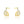 Elegant Pave Dual Layer Illusion Stud Earrings - Perimade & Co.