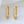 Elongated Oval CZ Hoop Statement Earrings - Perimade & Co.