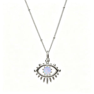 Evil Eye Birthstone Talisman Pendant Necklace - Perimade & Co.