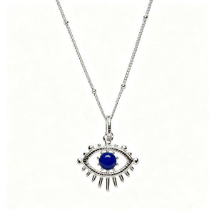 Evil Eye Birthstone Talisman Pendant Necklace - Perimade & Co.