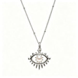 Evil Eye Birthstone Talisman Pendant Necklace - Perimade & Co.