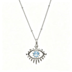 Evil Eye Birthstone Talisman Pendant Necklace - Perimade & Co.