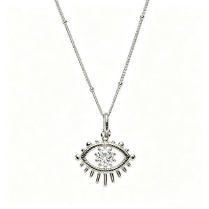 Evil Eye Birthstone Talisman Pendant Necklace - Perimade & Co.