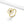 Gold spinner ring with a evil eye compass design on a white background