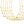 Set of gold necklaces with various charms on a white background