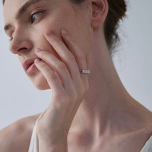Five Princess - Cut Moissanite Statement Ring - Perimade & Co.