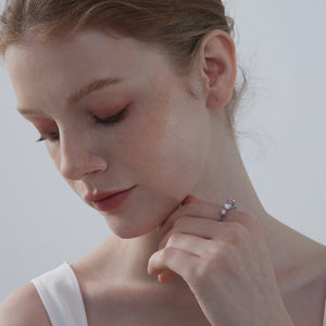 Five - Stone Color Moissanite Statement Ring - Perimade & Co.